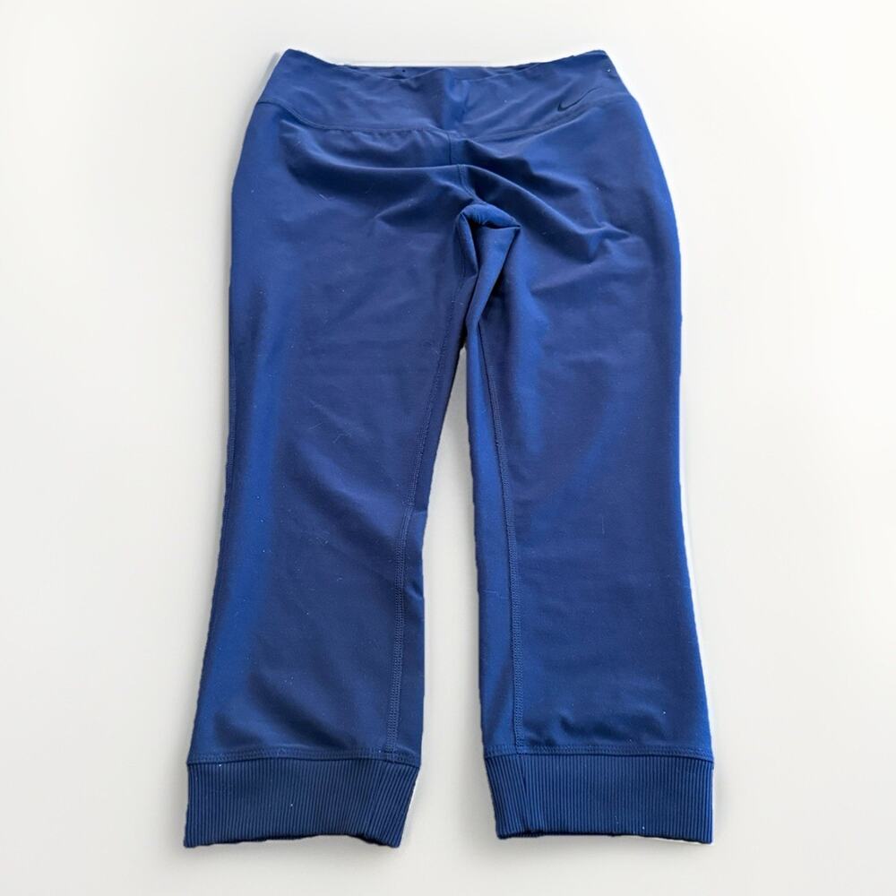 Nike Dri-Fit Leggings Womens Blue Performance Activewear Pants Size M 839734-429